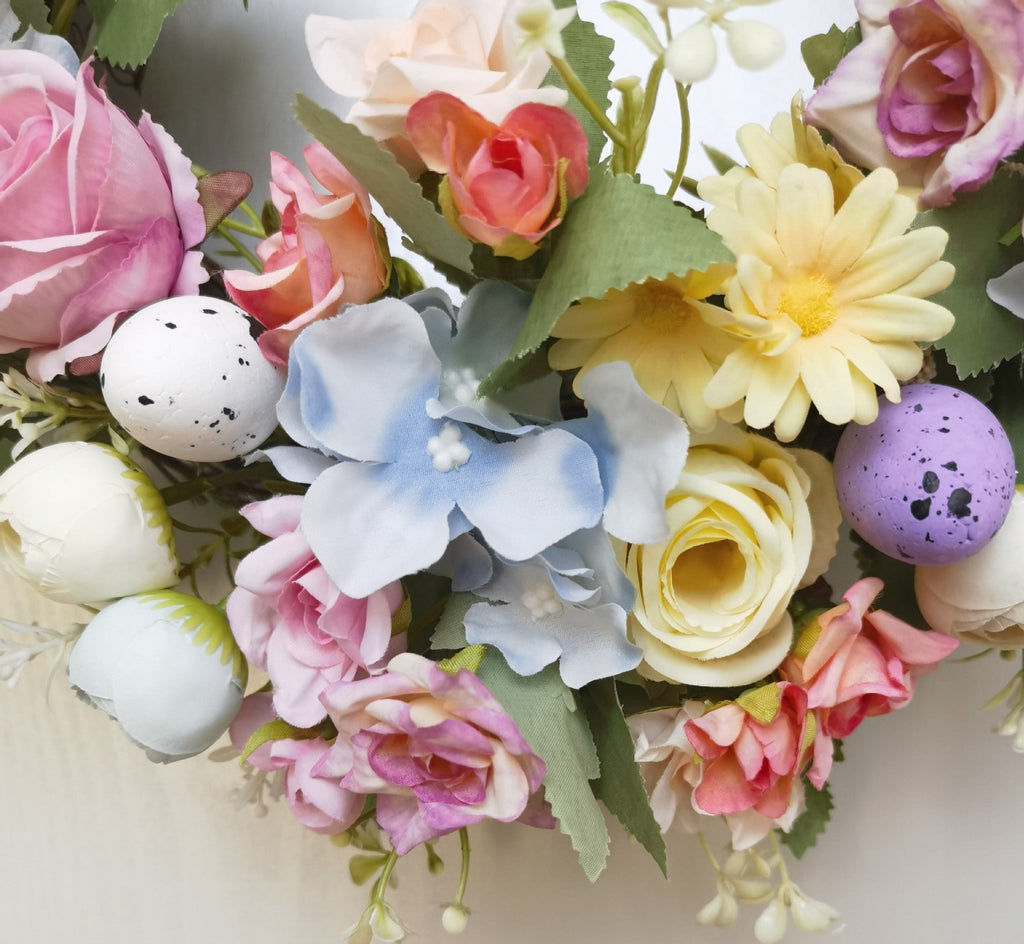 Valentine Easter Rose Tea Bag Hydrangea Wreath Pi-Mart