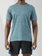 Men's Plus Size Round Neck Short Sleeve Active T-Shirt