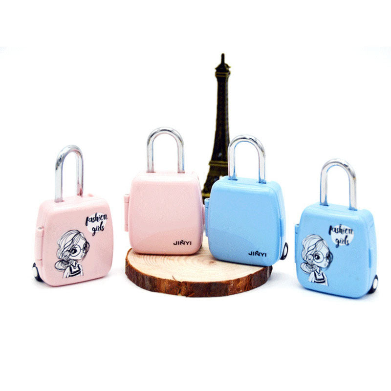 Creative Luggage Cartoon Luggage Combination Lock Padlock Pi-Mart