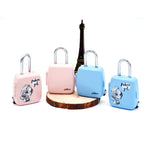 Creative Luggage Cartoon Luggage Combination Lock Padlock Pi-Mart