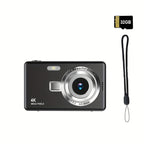 High-Definition Digital Camera with Automatic Focus And Simple Operation, Capable of Taking Photos And Recording Videos. A Surprise Gift for Beginners CCD Card Machine. Choose to Include a 32G Memory Card for Direct Storage A Lootquake LLC