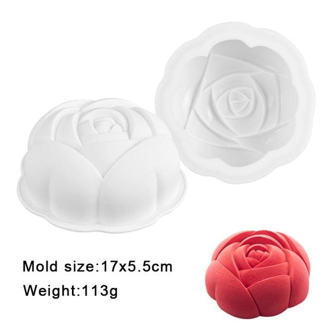 27 Style Silicone Cake Molds Pastry Bakeware Set Non-Stick Mousse Mould Party Dessert Baking Tools Decorating Pan Kitchen Tools Silicone Cupcake Baking Cups Food Grade Non-Stick Silicone Muffin Liners Stevvex