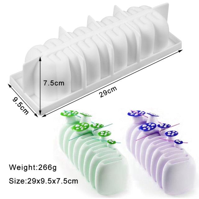 27 Style Silicone Cake Molds Pastry Bakeware Set Non-Stick Mousse Mould Party Dessert Baking Tools Decorating Pan Kitchen Tools Silicone Cupcake Baking Cups Food Grade Non-Stick Silicone Muffin Liners Stevvex