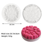 27 Style Silicone Cake Molds Pastry Bakeware Set Non-Stick Mousse Mould Party Dessert Baking Tools Decorating Pan Kitchen Tools Silicone Cupcake Baking Cups Food Grade Non-Stick Silicone Muffin Liners Stevvex