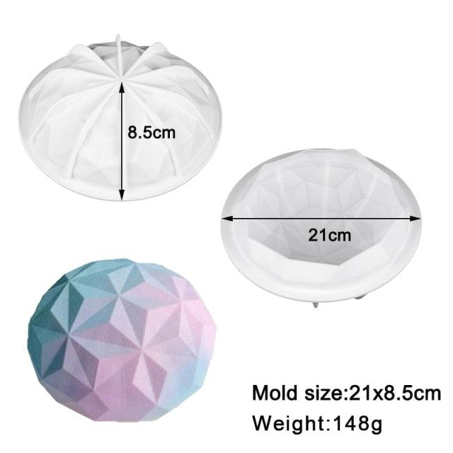 27 Style Silicone Cake Molds Pastry Bakeware Set Non-Stick Mousse Mould Party Dessert Baking Tools Decorating Pan Kitchen Tools Silicone Cupcake Baking Cups Food Grade Non-Stick Silicone Muffin Liners Stevvex