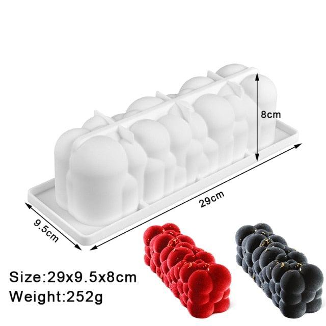 27 Style Silicone Cake Molds Pastry Bakeware Set Non-Stick Mousse Mould Party Dessert Baking Tools Decorating Pan Kitchen Tools Silicone Cupcake Baking Cups Food Grade Non-Stick Silicone Muffin Liners Stevvex