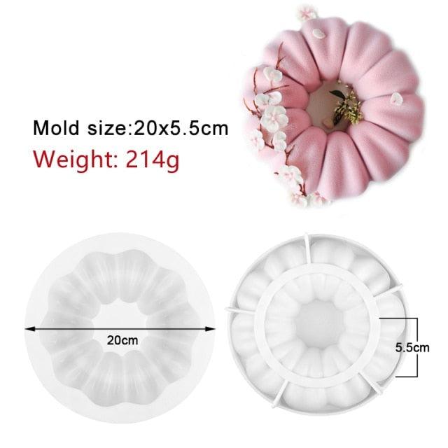 27 Style Silicone Cake Molds Pastry Bakeware Set Non-Stick Mousse Mould Party Dessert Baking Tools Decorating Pan Kitchen Tools Silicone Cupcake Baking Cups Food Grade Non-Stick Silicone Muffin Liners Stevvex