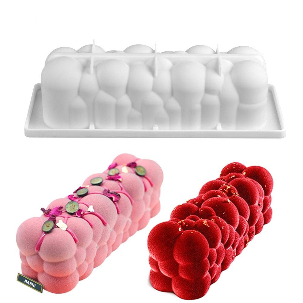 27 Style Silicone Cake Molds Pastry Bakeware Set Non-Stick Mousse Mould Party Dessert Baking Tools Decorating Pan Kitchen Tools Silicone Cupcake Baking Cups Food Grade Non-Stick Silicone Muffin Liners Stevvex