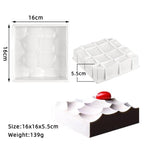 27 Style Silicone Cake Molds Pastry Bakeware Set Non-Stick Mousse Mould Party Dessert Baking Tools Decorating Pan Kitchen Tools Silicone Cupcake Baking Cups Food Grade Non-Stick Silicone Muffin Liners Stevvex