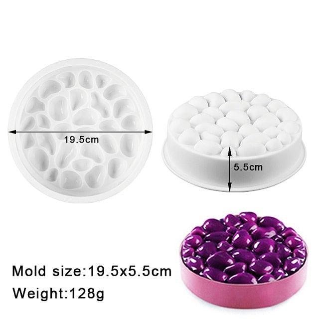 27 Style Silicone Cake Molds Pastry Bakeware Set Non-Stick Mousse Mould Party Dessert Baking Tools Decorating Pan Kitchen Tools Silicone Cupcake Baking Cups Food Grade Non-Stick Silicone Muffin Liners Stevvex