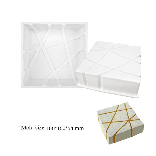 27 Style Silicone Cake Molds Pastry Bakeware Set Non-Stick Mousse Mould Party Dessert Baking Tools Decorating Pan Kitchen Tools Silicone Cupcake Baking Cups Food Grade Non-Stick Silicone Muffin Liners Stevvex
