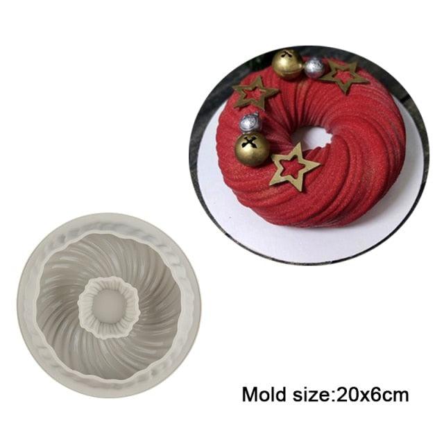 27 Style Silicone Cake Molds Pastry Bakeware Set Non-Stick Mousse Mould Party Dessert Baking Tools Decorating Pan Kitchen Tools Silicone Cupcake Baking Cups Food Grade Non-Stick Silicone Muffin Liners Stevvex