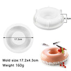27 Style Silicone Cake Molds Pastry Bakeware Set Non-Stick Mousse Mould Party Dessert Baking Tools Decorating Pan Kitchen Tools Silicone Cupcake Baking Cups Food Grade Non-Stick Silicone Muffin Liners Stevvex