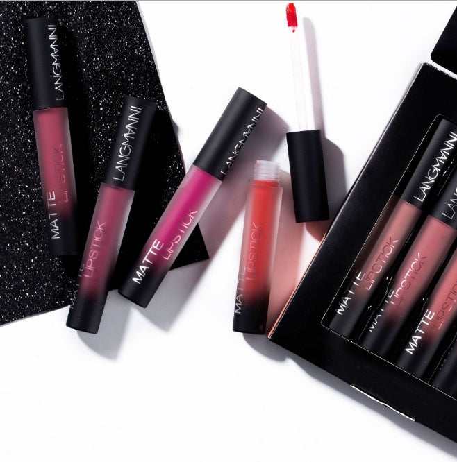 Matte Lipstick Waterproof Long-lasting Velvet Lipstick Set Pi-Mart