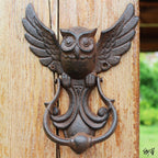 Antique Cast Iron Owl Door Handle Pi-Mart