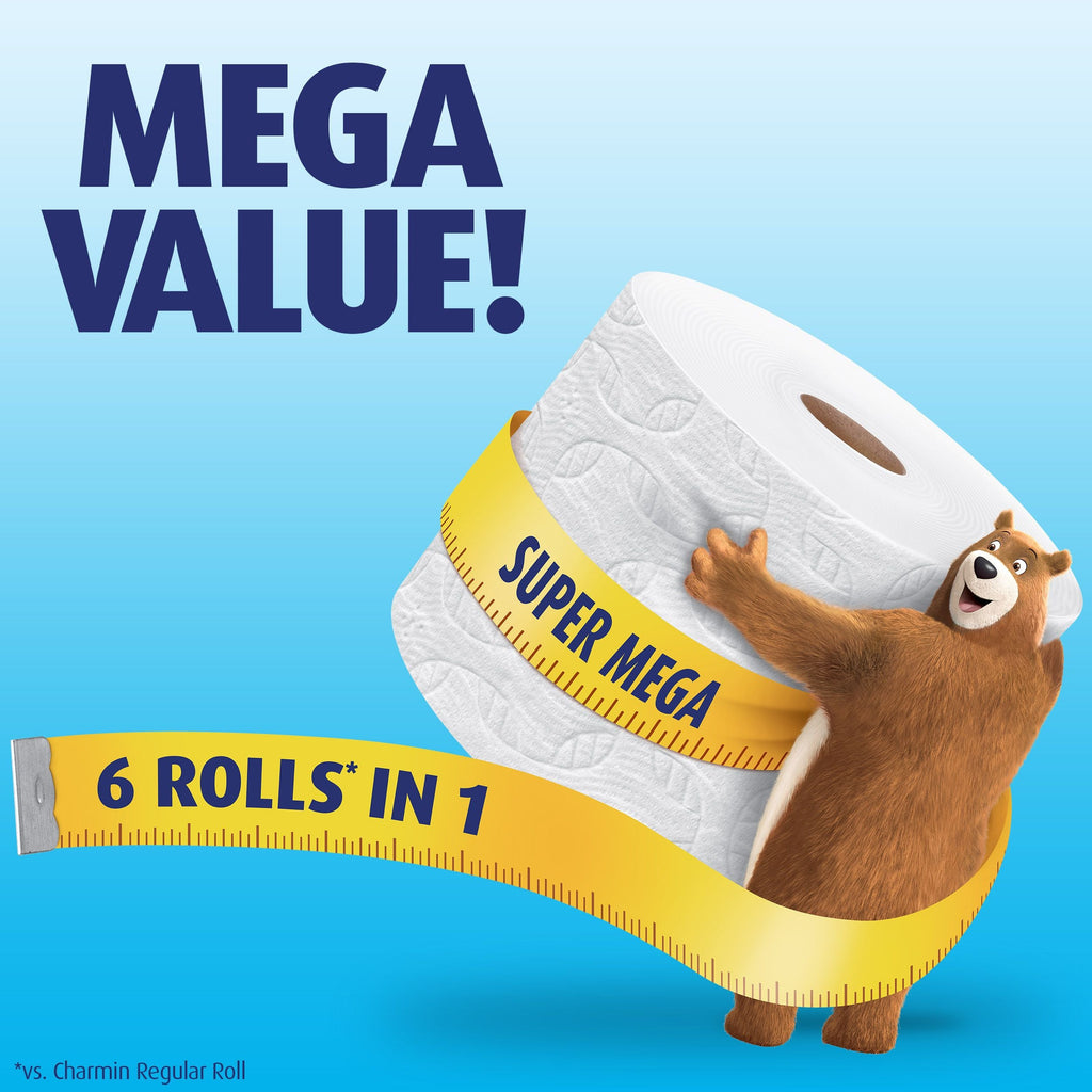 Charmin Ultra Strong Toilet Paper, 18 Super Mega Rolls