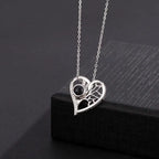 Romantic Love Tree  Languages I Love You Necklace