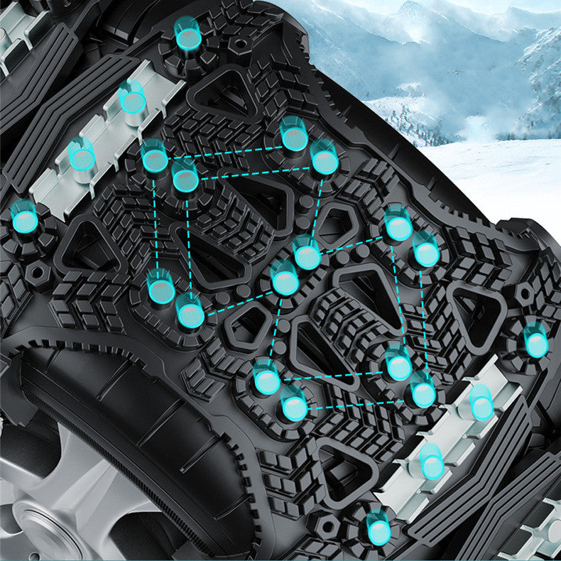 Universal Nonskid Chain Steel Plate Gear Tire Chain Nonskid Chain New Car SUV SUV Universal Pi-Mart
