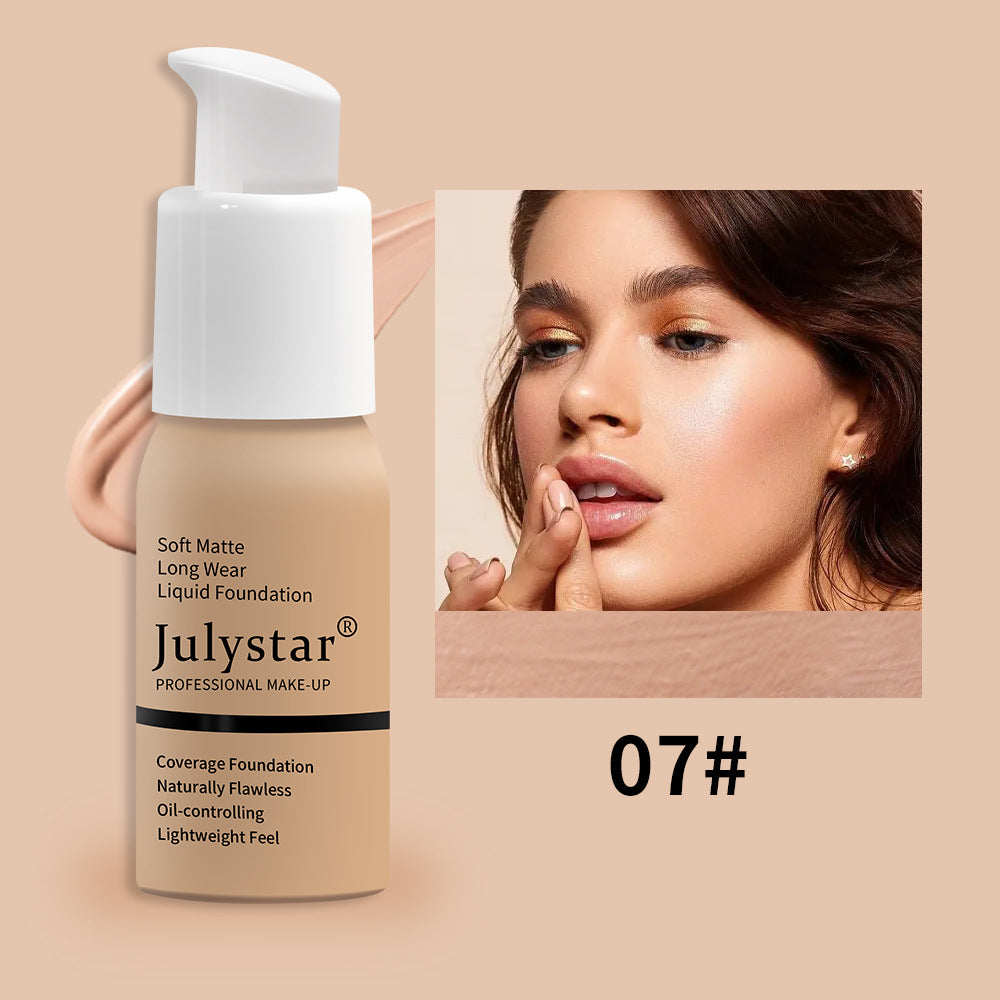Waterproof Lasting Non Take Off Makeup Concealer Liquid Foundation Beauty Makeup Pi-Mart