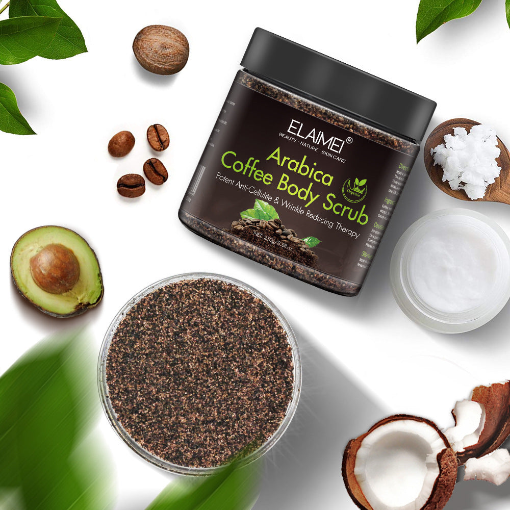 Coffee scrub exfoliating body scrub Lootquake LLC