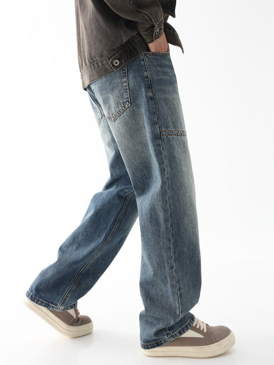 American High Street Vintage Jeans Men's Autumn Lootquake LLC