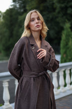 Classic Alpaca Wool Blend Coat - SJB-DIAMOND ELITES