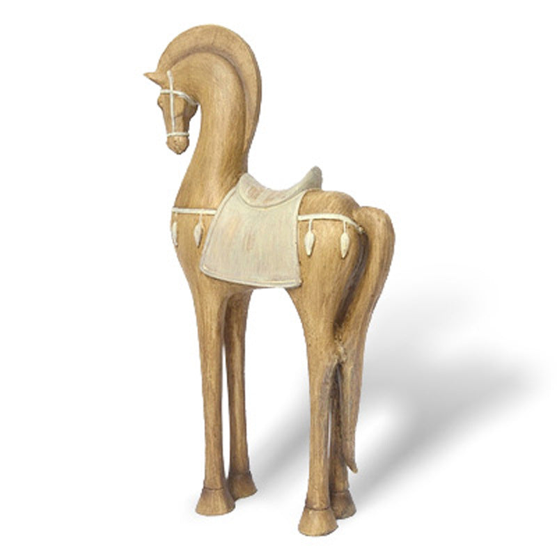 Nordic Texture Resin Crafts Horse Ornaments Lootquake LLC
