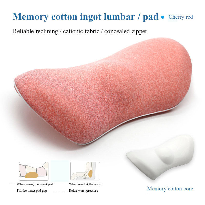 Lumbar Support Pillow For Side Sleepers Pregnancy Relieve Hip Coccyx Sciatica Pain Machine Chair Back Cushion Waist Car Seat Pi-Mart