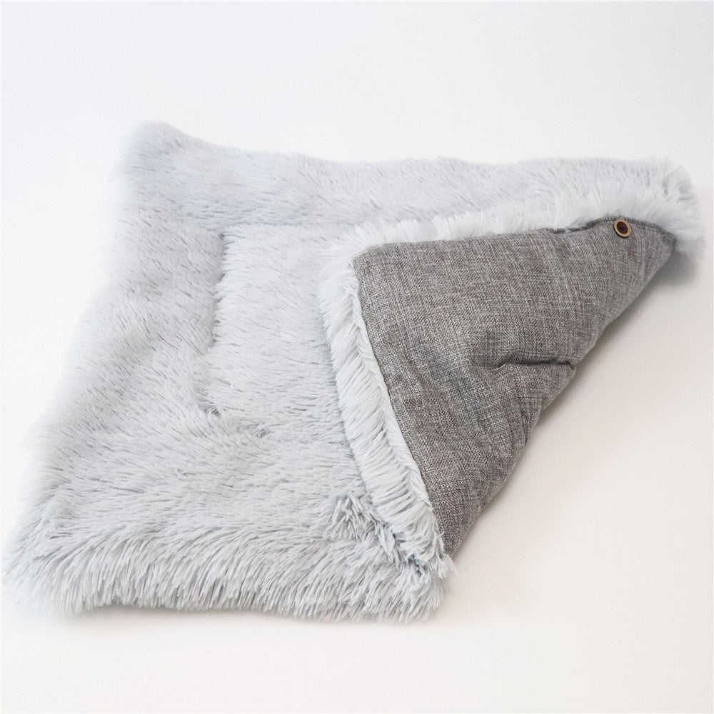 2 in 1 Pet Mattress Nest Convertible Pad Plush Mattress Pi-Mart