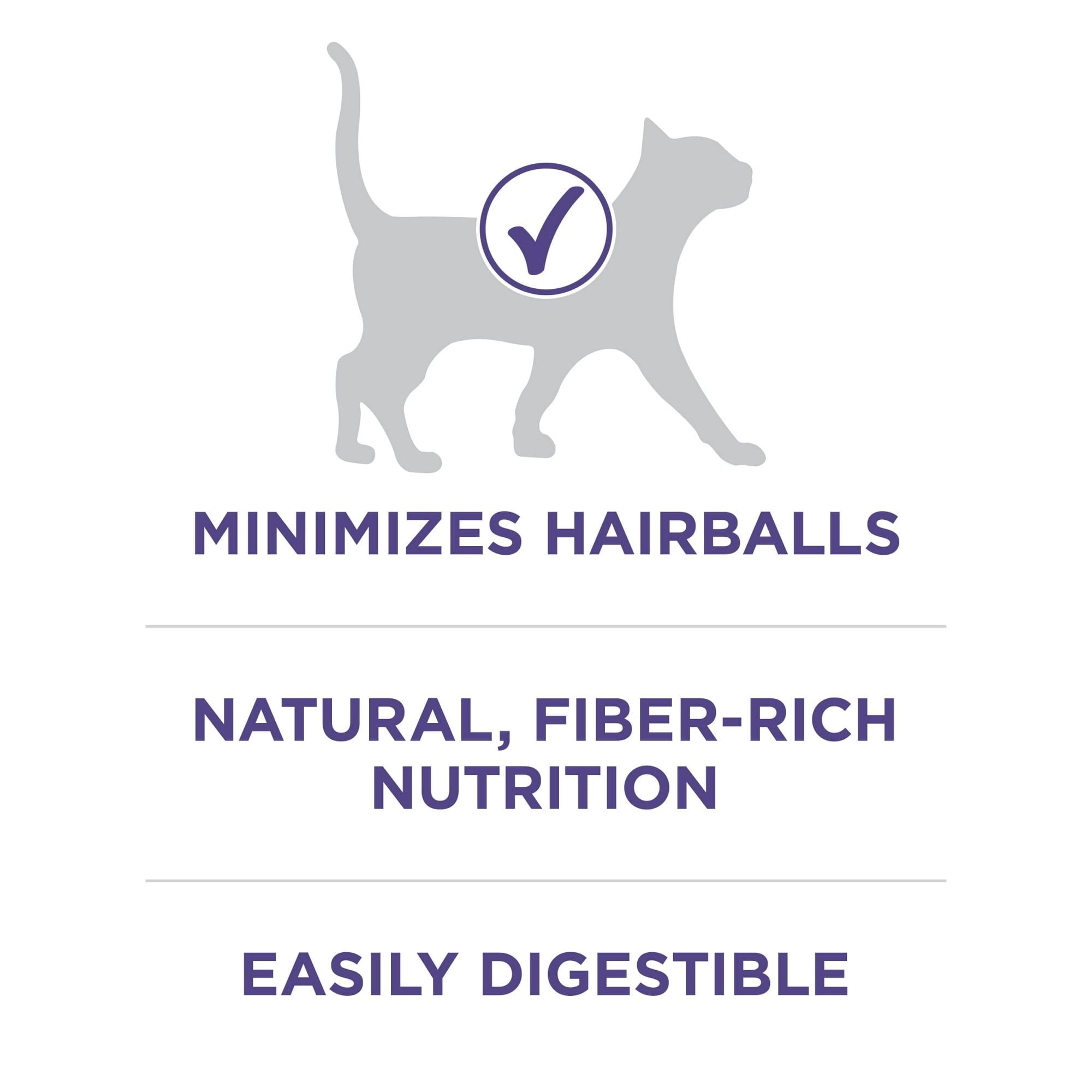 Purina One +Plus Hairball Formula Chicken Dry Cat Food 16 lb Bag