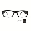 HD 1080P Smart Glasses Camera | Digital Video Recorder, 64GB Memory Card, Black ABS Frame, Rechargeable Battery, Eye Protection, HD Lens, Lightweight & Stylish Design, Sports Action Camera Lootquake LLC