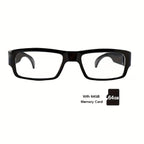HD 1080P Smart Glasses Camera | Digital Video Recorder, 64GB Memory Card, Black ABS Frame, Rechargeable Battery, Eye Protection, HD Lens, Lightweight & Stylish Design, Sports Action Camera Lootquake LLC