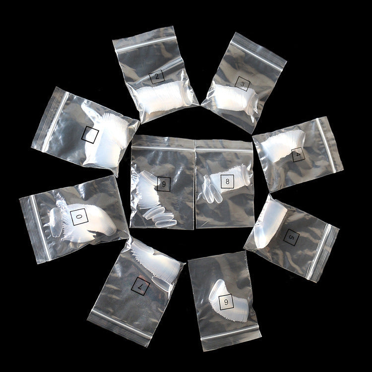 500 transparent  natural fake nails Pi-Mart