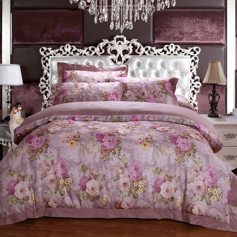 Pure cotton jacquard four-piece bedding Pi-Mart