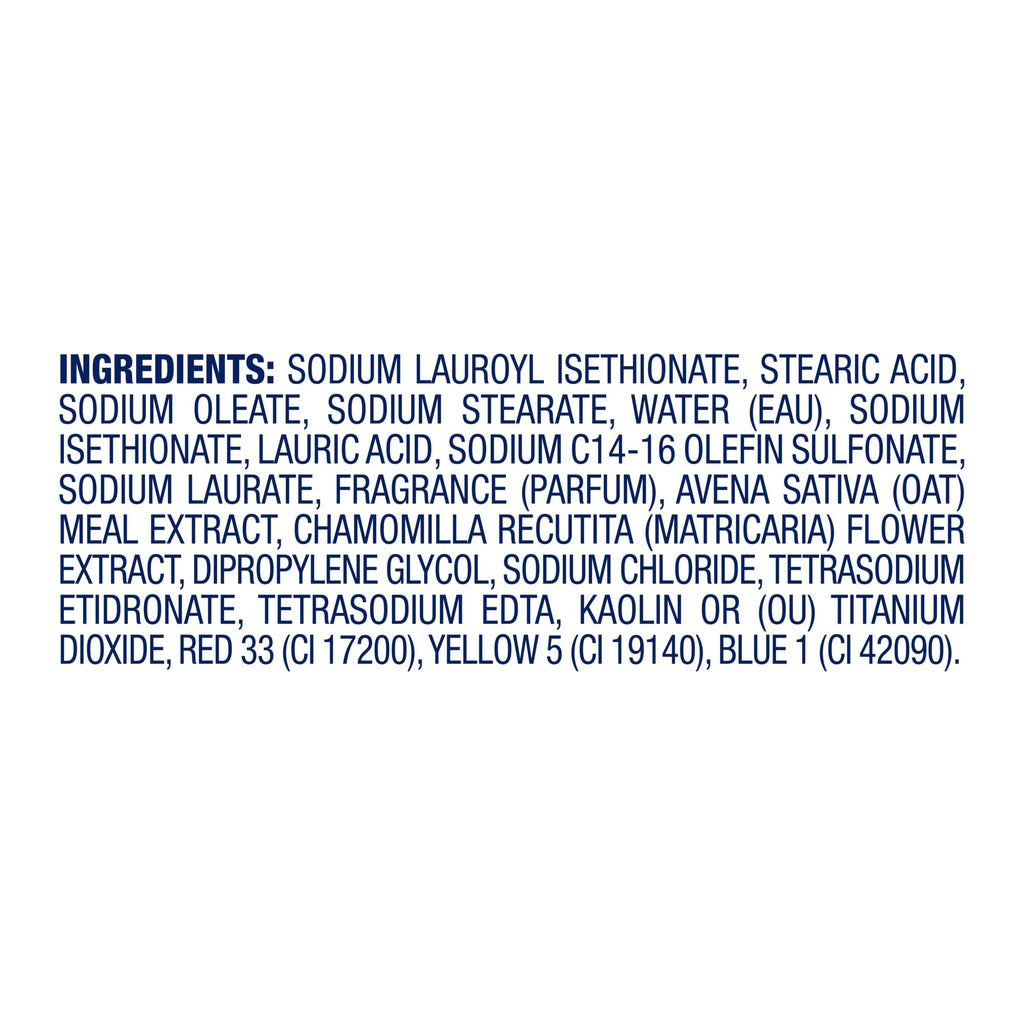 Dove Anti Stress Gentle Beauty Bar Soap Dry Skin Blue Chamomile & Oat Milk, 3.75 oz 4 Bars