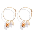 Shell Scallop Earring Set