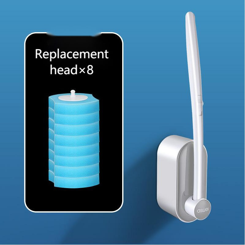 Disposable No Dead Angle Toilet Cleaning Brush Pi-Mart