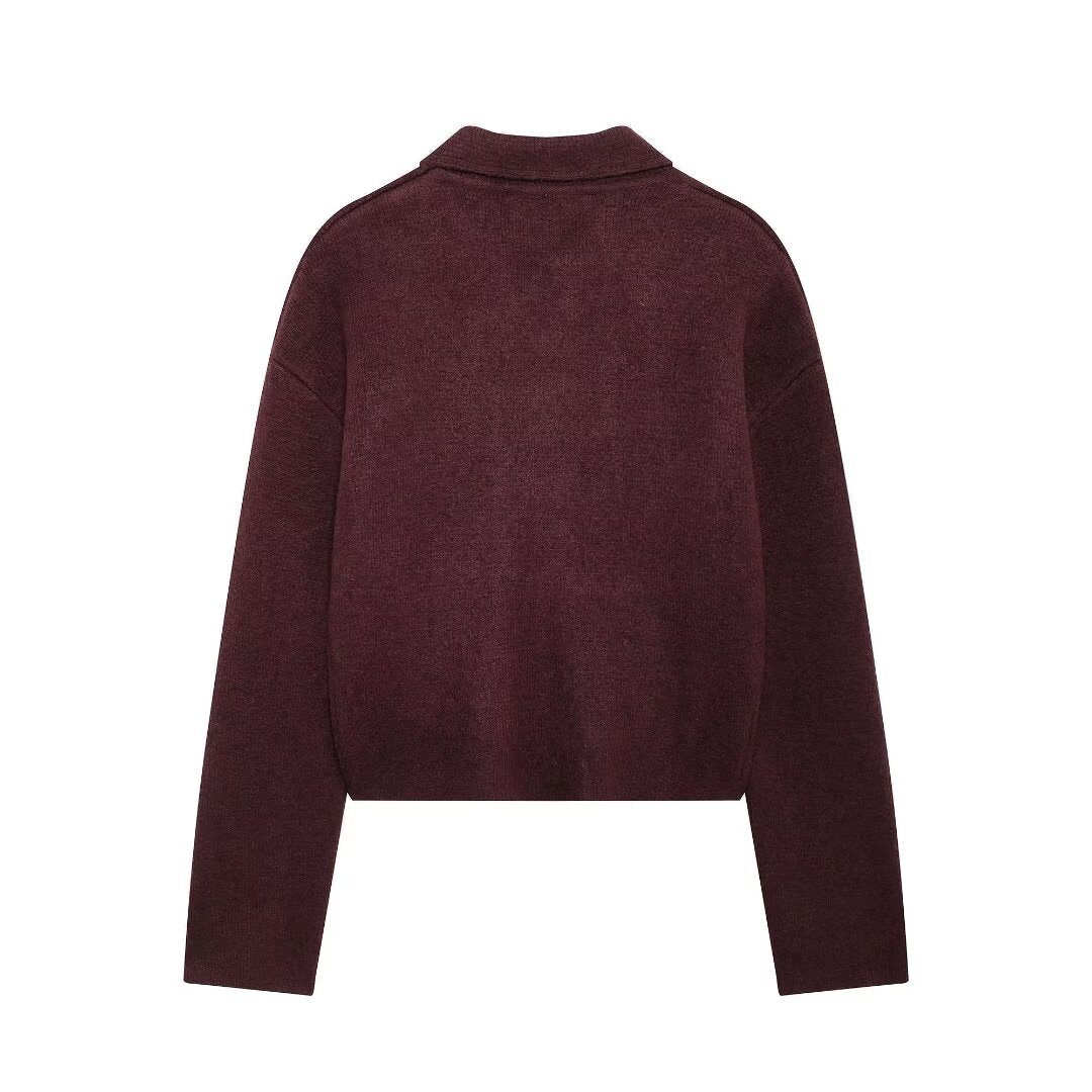 Plain Stitch Bomber Jacket Outer Women's Clothing Pi-Mart