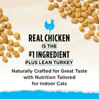 Purina Cat Chow Naturals Chicken & Turkey Dry Cat Food 2.2 lb Bag