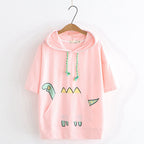 Ladies Hooded T-shirt Pi-Mart