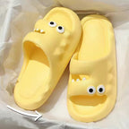 Cute Cartoon Slippers For Women Men Indoor And Outdoor Non-slip Thick Soles Floor Bathroom Slippers Fashion House Shoes Pi-Mart