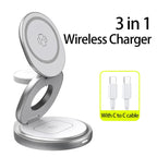 3 In 1 Metal Wireless Charger Pi-Mart