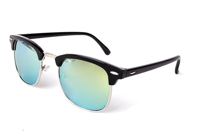 Luxury Popular  Famous Retro Semi-Rimless Brand Designer Sunglasses For Women and Men Polarized Classic Oculos De Sol Gafas Retro EyeglassesWith UV400  Sunglasses - SJB-DIAMOND ELITES