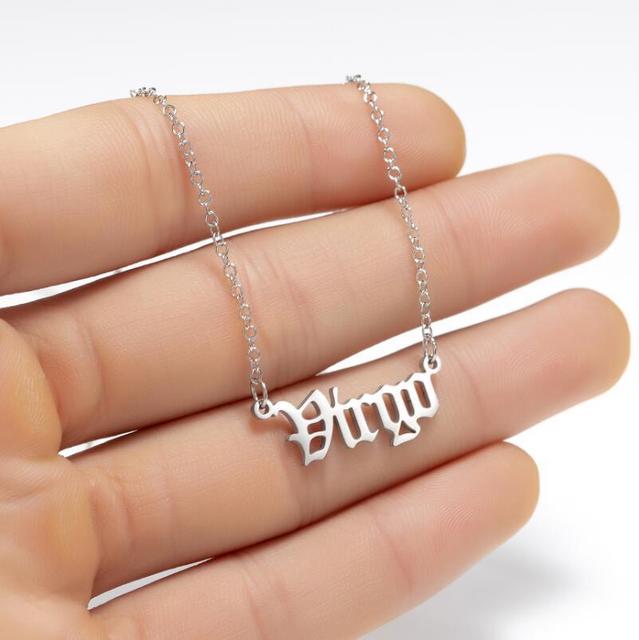 Zodiac Necklace Alphabet - SJB-DIAMOND ELITES
