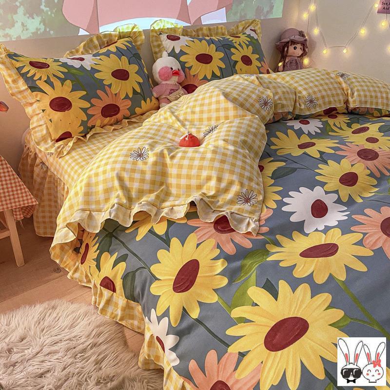 Green Four-piece Duvet Cover Pi-Mart