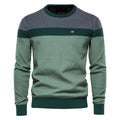 Spliced Cotton Men's Sweater Pi-Mart