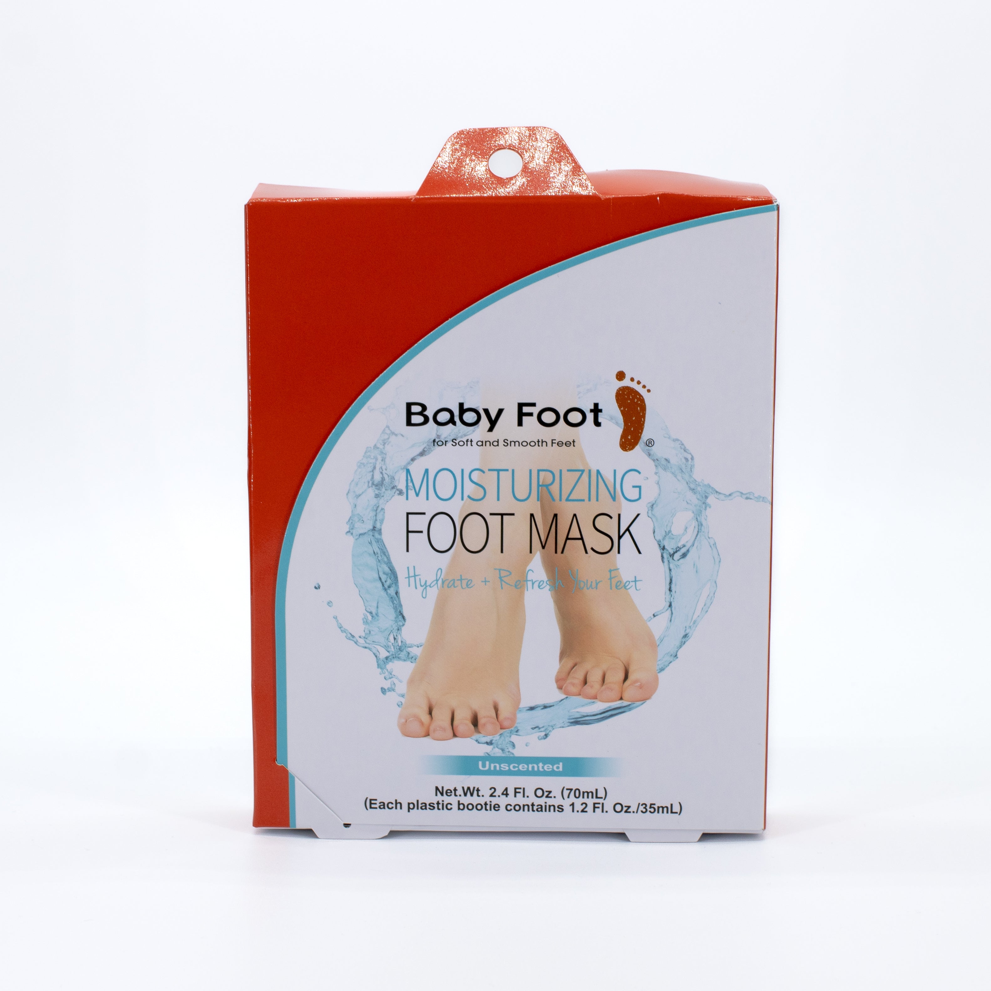 Baby Foot Moisturizing Foot Mask Hydrate + Refresh Your Feet Unscented 2.4oz - New This is Beauty US