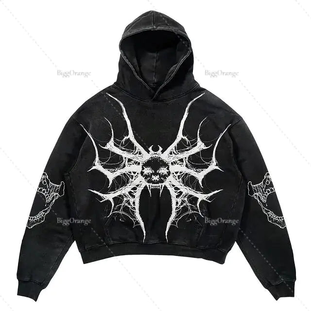 Punk Wind Ninja Printed Hoodies Pi-Mart
