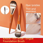 Lightweight Seamless Flat Head Base Makeup Facial Care Brush Pi-Mart