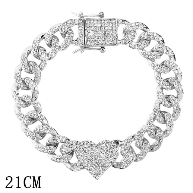 Iced Out Chain Bracelet Pi-Mart